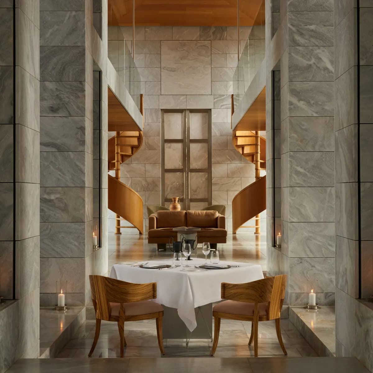 Amanzoe Resort – restaurant overlooking the olive groves