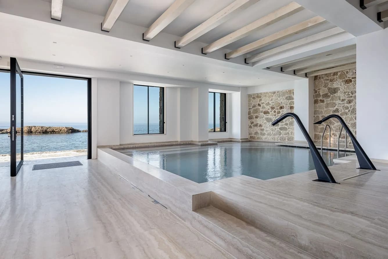 The Tanneries Chania – indoor pool in the spa
