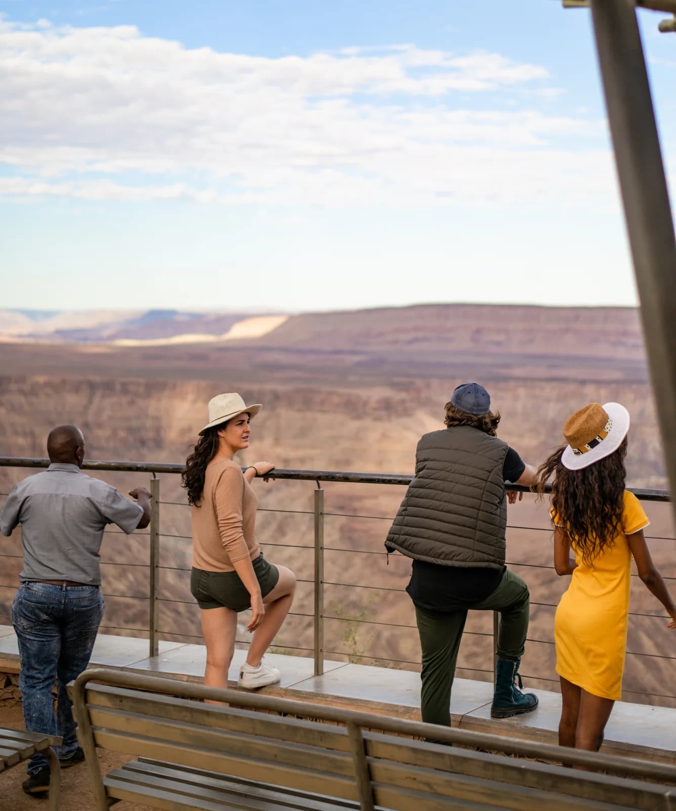 Frühstück am Rand des Canyons