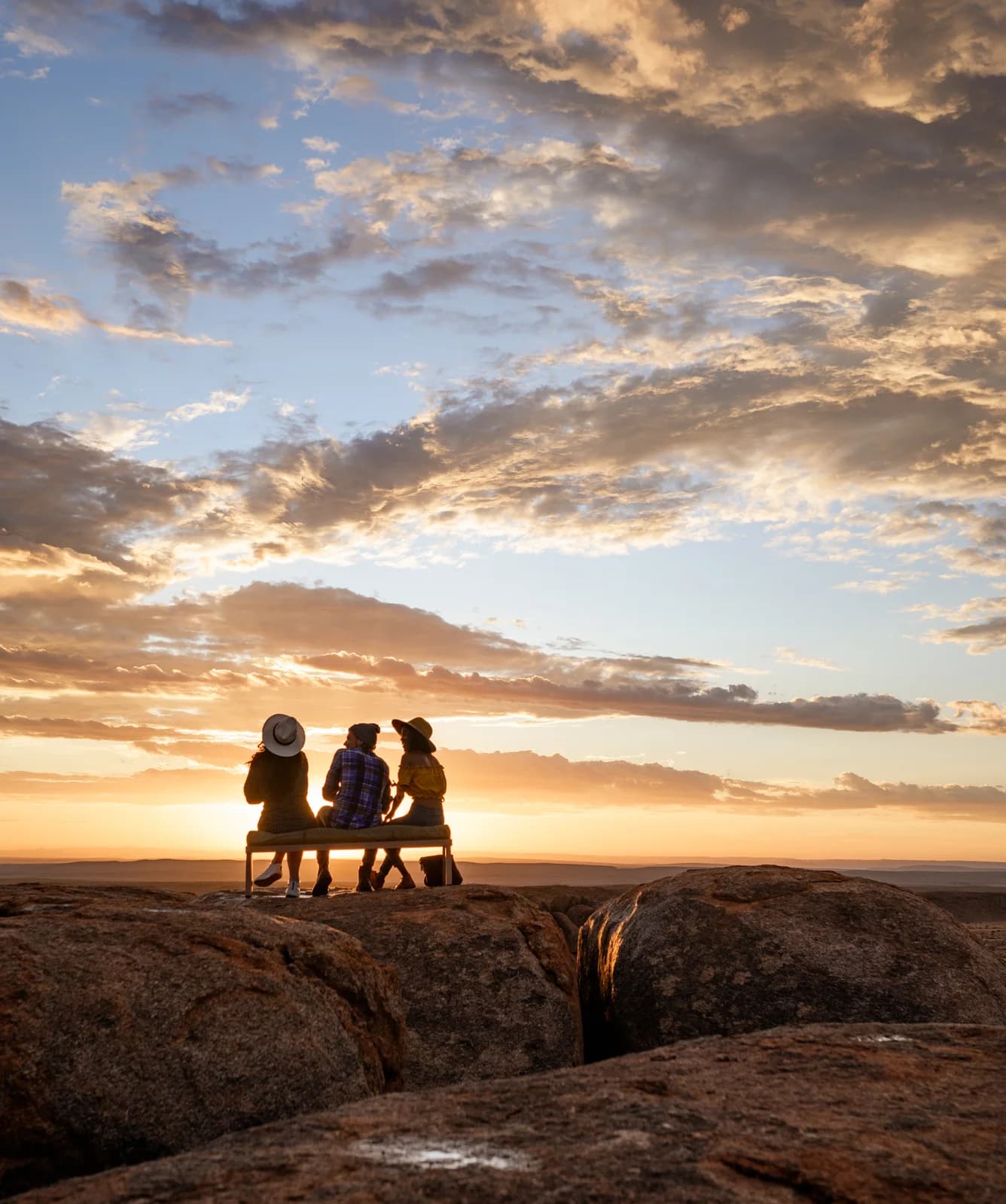 Sonnenuntergang über dem Fish River Canyon