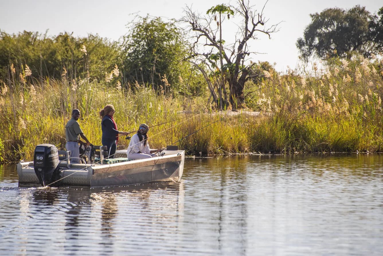 Bootsfahrt auf dem Kwando im Caprivi
