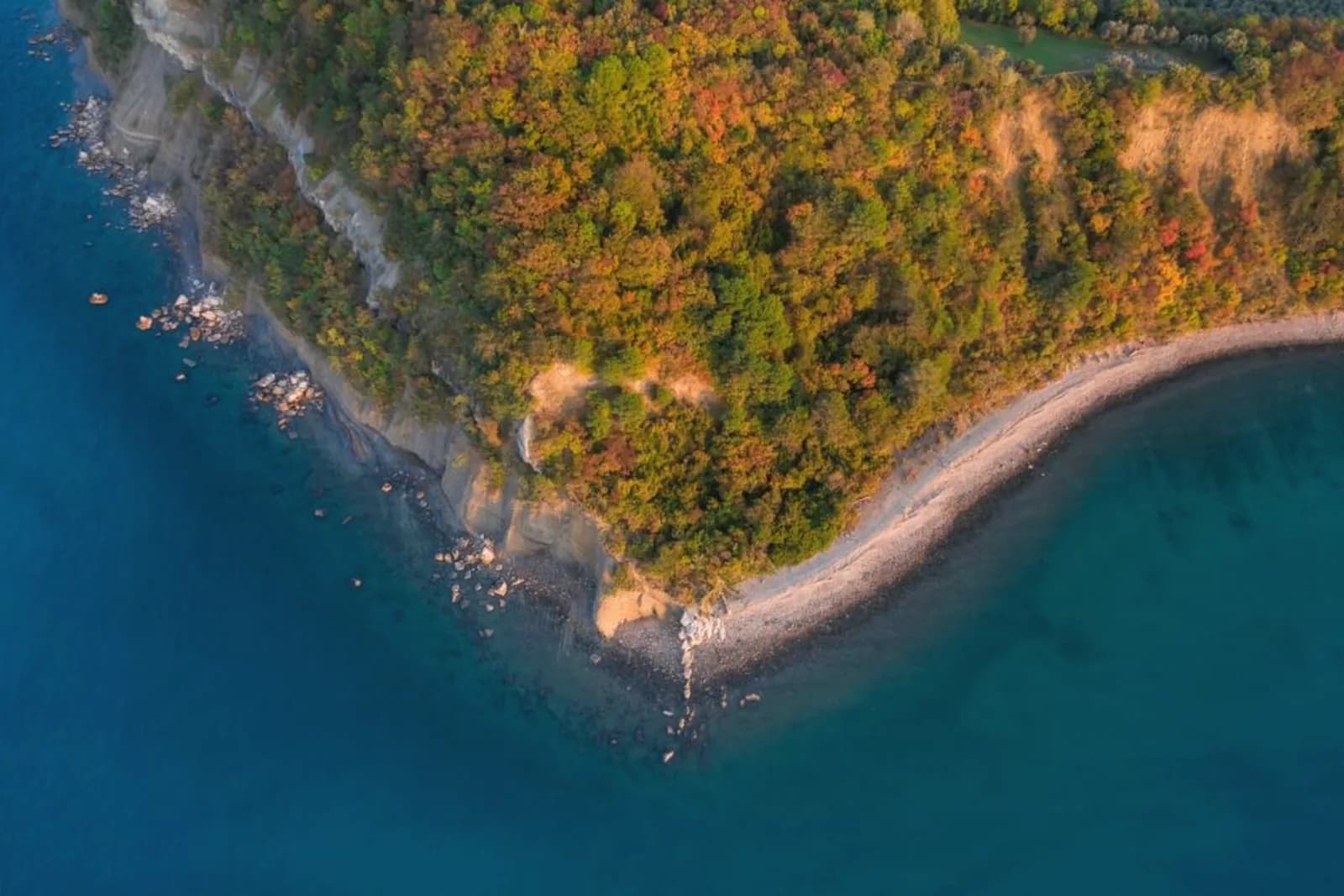 Karst Landschaft Slowenien von oben – Portorož