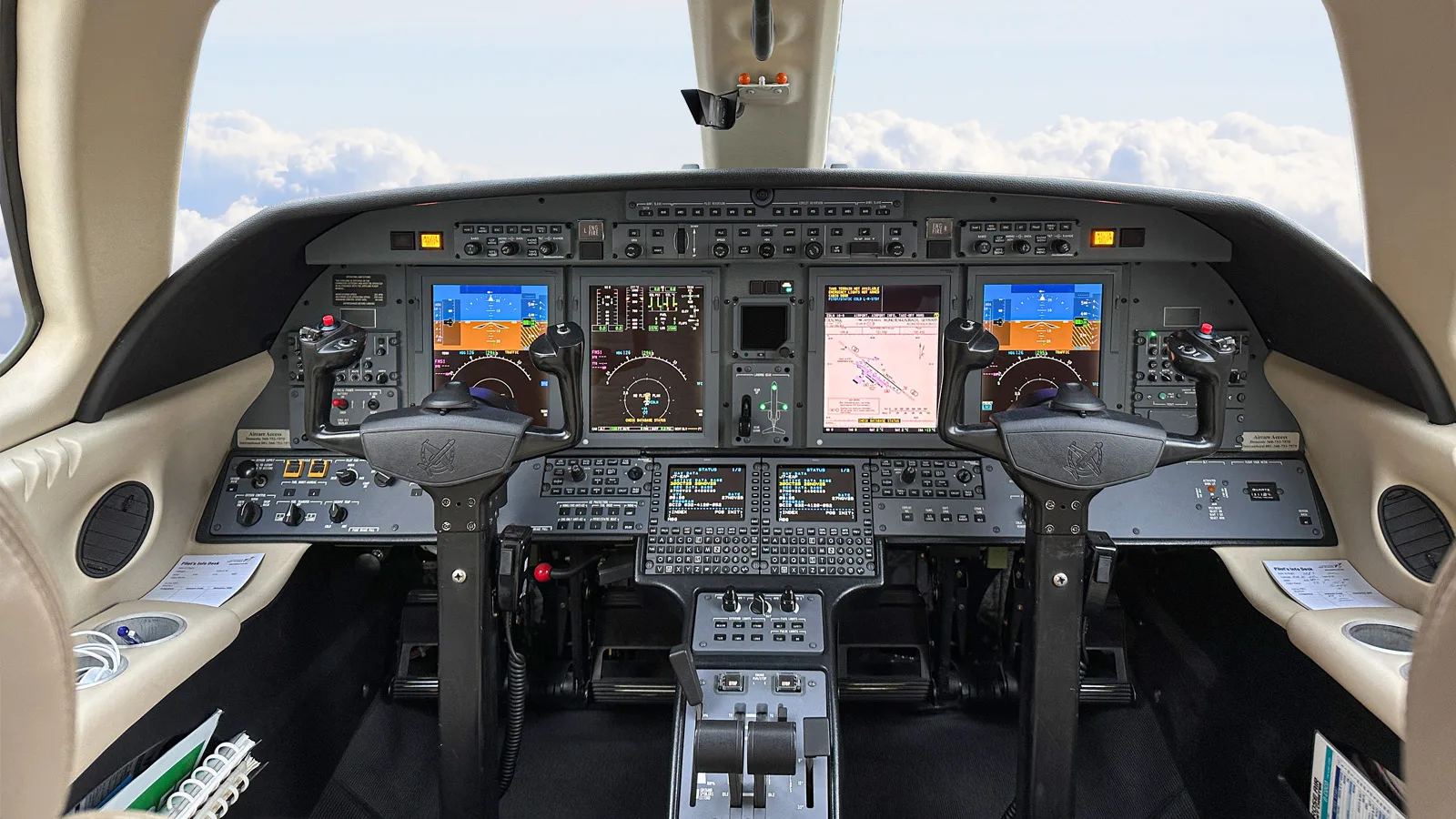 Cockpit der Cessna Citation CJ4