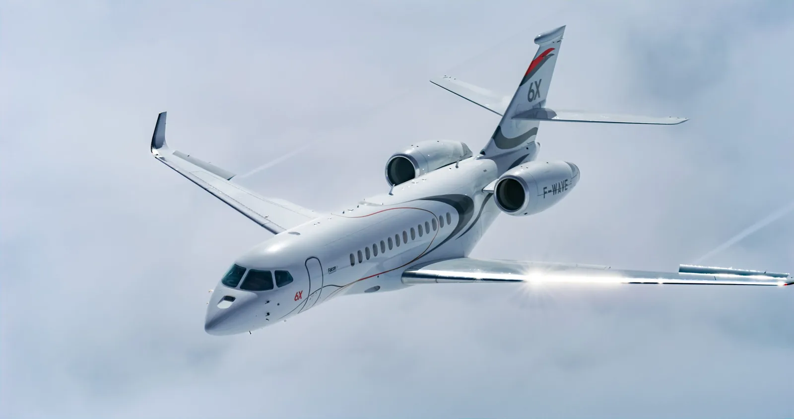 Dassault Falcon 6X im Flug