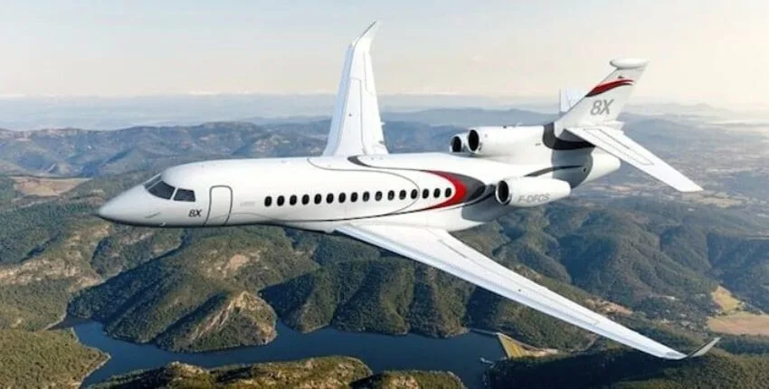 Dassault Falcon 8X on the ground