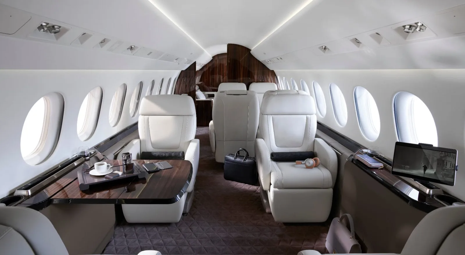 Cabin of the Falcon 8X